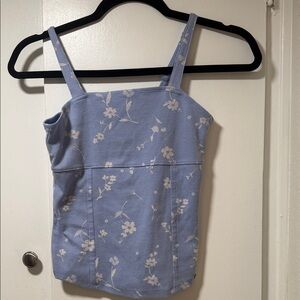 Abercrombie Kids Light Blue Floral Camisole